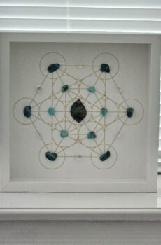 Mineral art afstemming in steen: Veld van heling